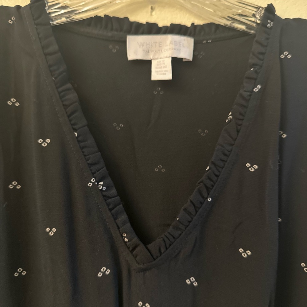 The White Company Black Midi Dress